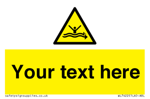 Custom Warning strong currents